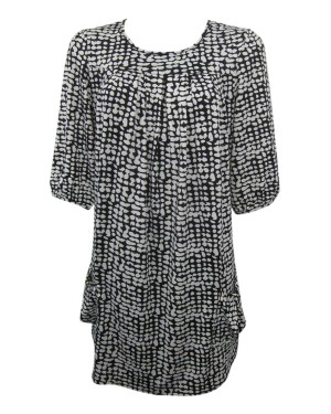 Spotted Print Tunic Top